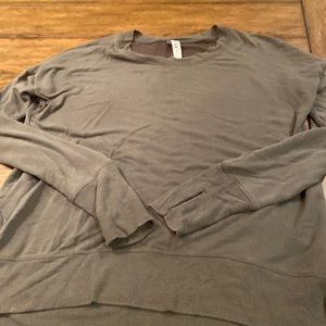 Athleta Olive Coaster Luxe Sweatshirt size S